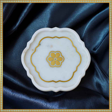 Kusum Marble Trinket Tray