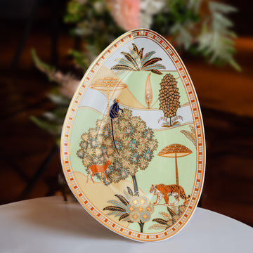 Ranthambore Organic Plate (13 in length x 8.5 in width)