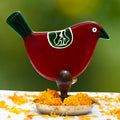 'Chidiya Chirag' - Bird T-Light Lamps (Red & Green)
