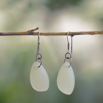 Petal Sea Glass Earring (Acadia)