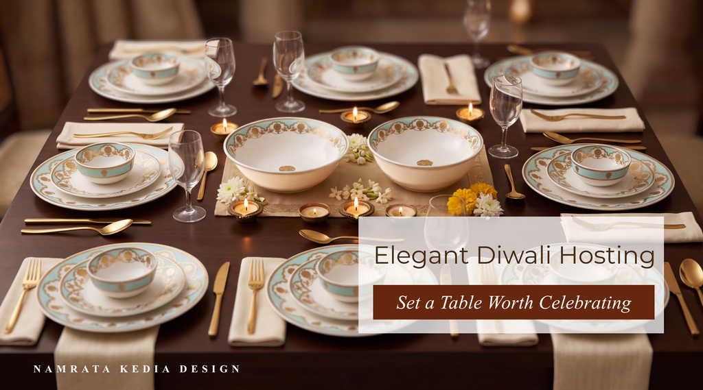 Elegant Diwali Hosting & Table Styling Ideas – Namrata Kedia Design