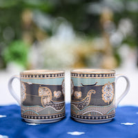 Crafted for You: ‘Shikara’ Tea Cups - 250 ml (Set Of Two) (Made-to-Order)