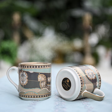 Crafted for You: ‘Shikara’ Tea Cups - 250 ml (Set Of Two) (Made-to-Order)