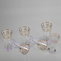 Pichwai Kamal Juice Glass (200ml)(Set of Two, Four & Six)