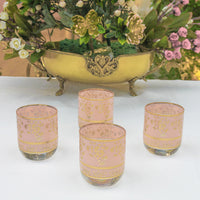 Boshonto Pink Mini Juice Glasses - 235 ml (Set of Four)