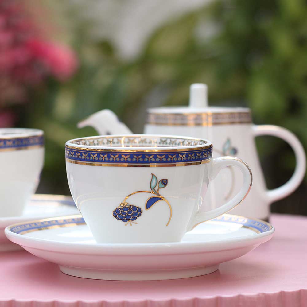 Rata Tea Set Buy Gulbahaar Tea Set for Two | Namrata Kedia Design