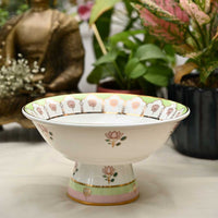 'Pichwai Kamal' Fruit Bowl  (9in dia x 5in Height)
