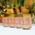 Boshonto Pink Mini Juice Glasses - 235 ml (Set of Four)
