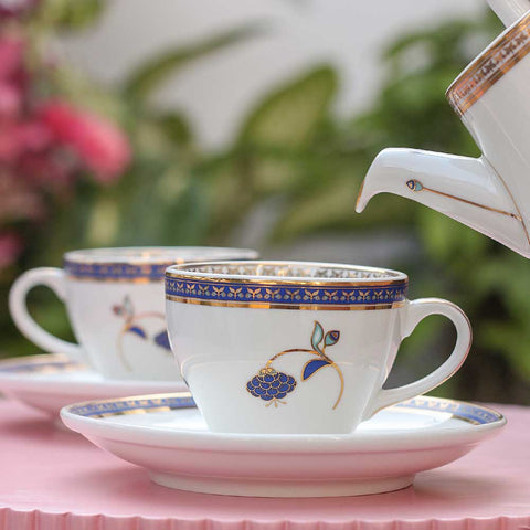 Rata Tea Set Buy Gulbahaar Tea Set for Two | Namrata Kedia Design