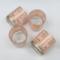 Boshonto Pink Mini Juice Glasses - 235 ml (Set of Four)