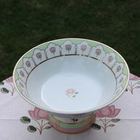 'Pichwai Kamal' Fruit Bowl  (9in dia x 5in Height)