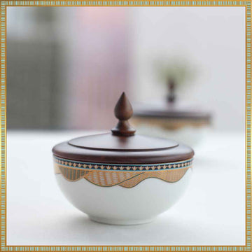 'Shikara' Serene Pair Bowls with Lids