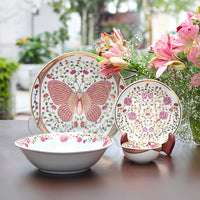 Boshonto (Butterfly) Dinner Set (For Six)