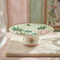 'Pichwai Kamal' Mithai Plate (10 in x 3.5 in) - Atelier Edition