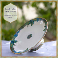 ‘Bundi Mahal’ Mithai Plate (10in dia x 3.5in height)