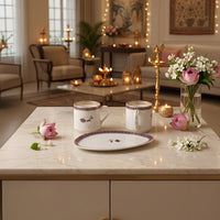 Gulbahaar Organic Plate - Tea Cups Duo