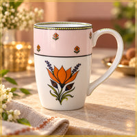 Kesariya Bloom – Gulabi Edition Mug (300 ml)