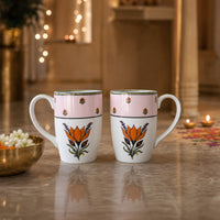 Kesariya Bloom – Gulabi Edition Mug (300 ml)