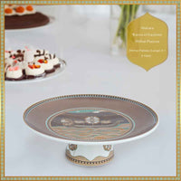 ‘Shikara’ Waves of Kashmir Mithai Plateau (10.5in dia x 3.5in height)