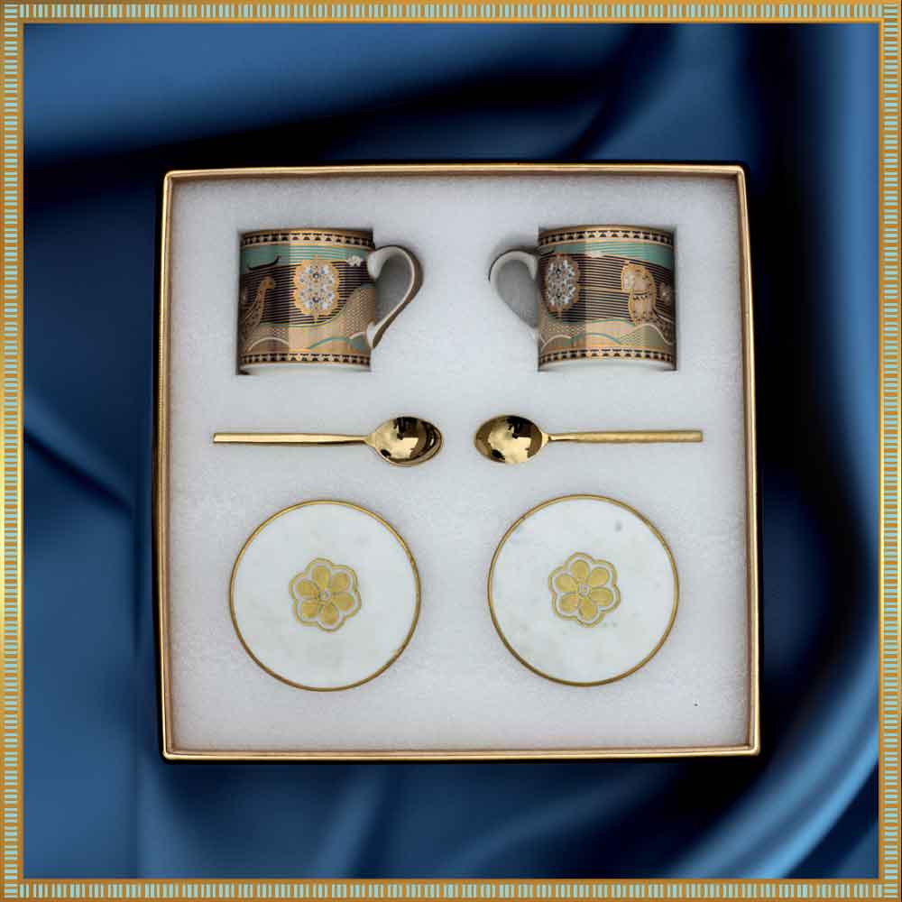 Rata Tea Set Crafted for You: ‘Shikara’ Serenade Tea Set (Made-to-Order) – Namrata ...