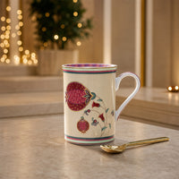 Gilded Anaar Mug with Tea Spoon