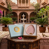 'Jaipur Bagh' Organic Plate Small (8in x 5.5in) - Atelier Edition