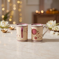 Gilded Anaar Mug (Set of Two)