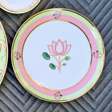 'Pichwai Kamal' Side Plate (7in)