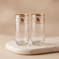 Pichwai Kamal Glass (375ml) (Set of Two, Four & Six)