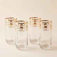 Pichwai Kamal Glass (375ml) (Set of Two, Four & Six)