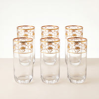 Pichwai Kamal Glass (375ml) (Set of Two, Four & Six)
