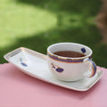 'Gulbahaar' Tea Cup & Cookie Plate (230ml)