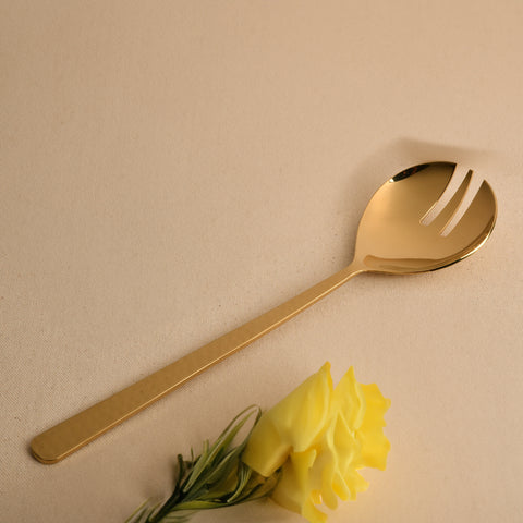 Hammered Salad Serving Spoon