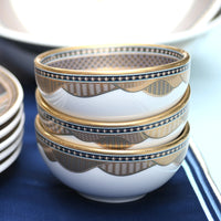 Crafted for You: 'Shikara' Waves of Kashmir Dinner Set (Made-to-Order)