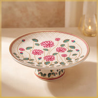 Saroja' Mithai Plate (10in dia x 3.5in height)