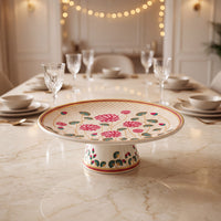 Saroja' Mithai Plate (10in dia x 3.5in height)