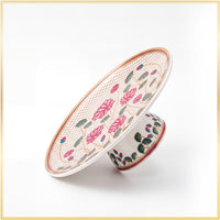 Saroja' Mithai Plate (10in dia x 3.5in height)