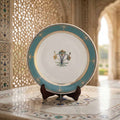 beautiful plate on marble surfce