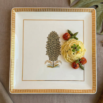 Ranthambore Square Platter (21 cm)