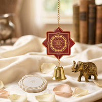 Shree Yantra with bell & Marble Agarbati Holder