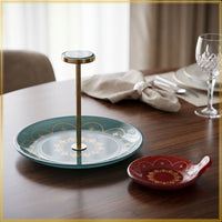 Gulnaar Glass Server with Dip
