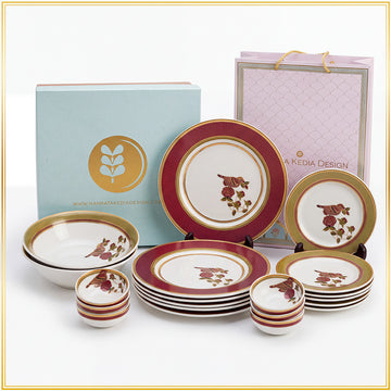 Kannauj' Dinner Set (SET FOR SIX)
