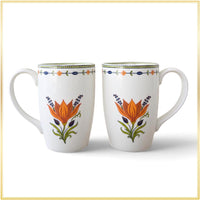 Kesariya Bloom – Daily Luxe Set of two Mugs (300 ml)