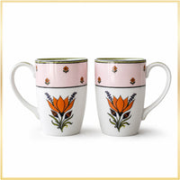 Kesariya Bloom – Gulabi Edition Mug (300 ml)
