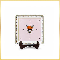 Kesariya Bloom – Gulabi Edition Platter (21 cm)