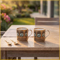 Mayur Dwar Pride Tea Cups & Spoons - Set of Two