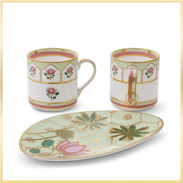Pichwai Kamal' Organic Plate & Tea Duo