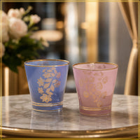 Pushpak Glass - 345ml (Set of Two with Tea Spoon / without Tea Spoon)