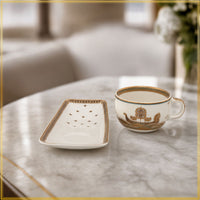 ‘Shikara’ Tazza & Biscotti (Made to Order)