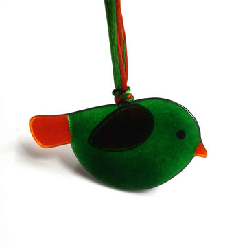 Hanging Birdie  - Green Red